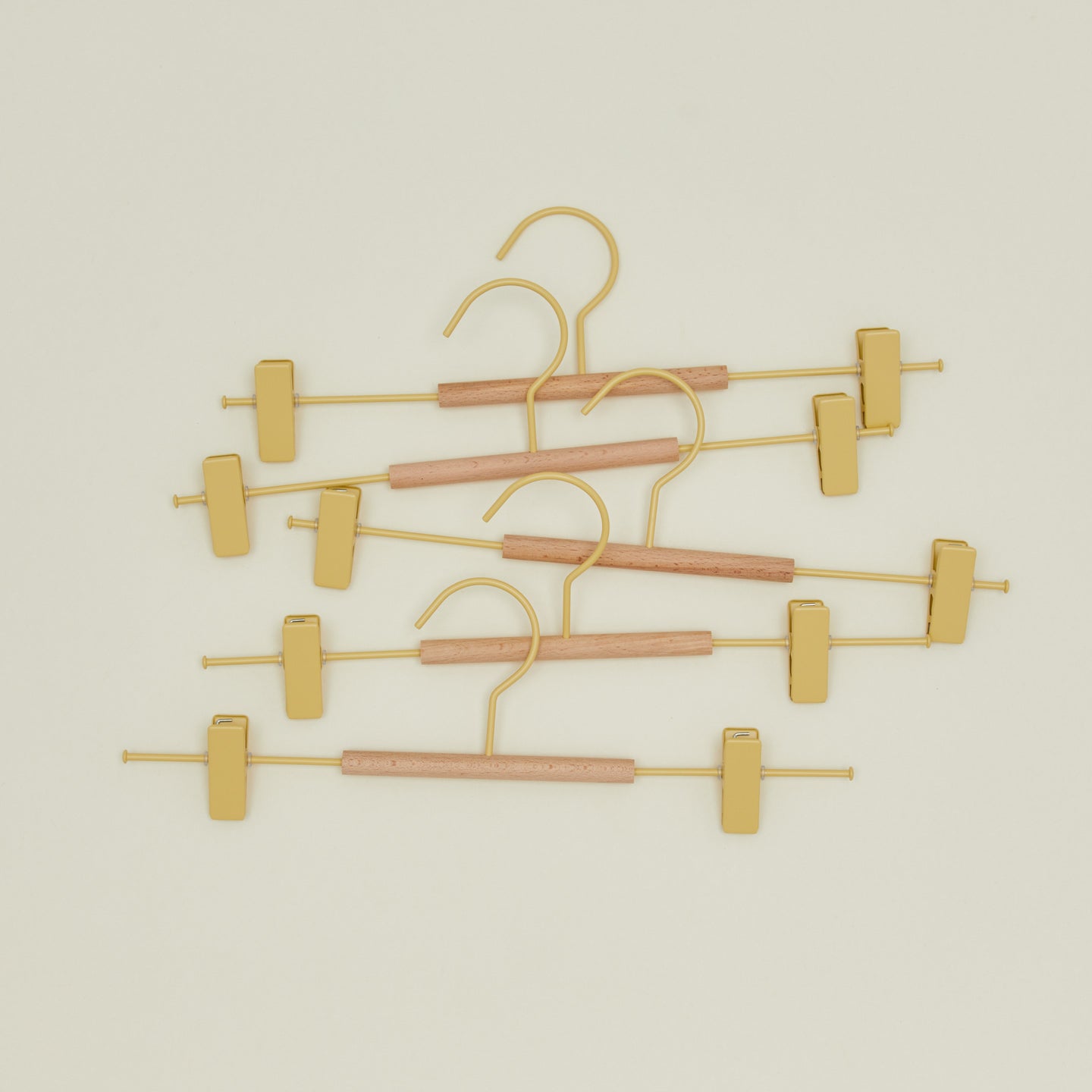 Clip Hanger, Set of 5 - Butter