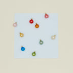 Multicolor Mini Glass Ornament, Set of 9