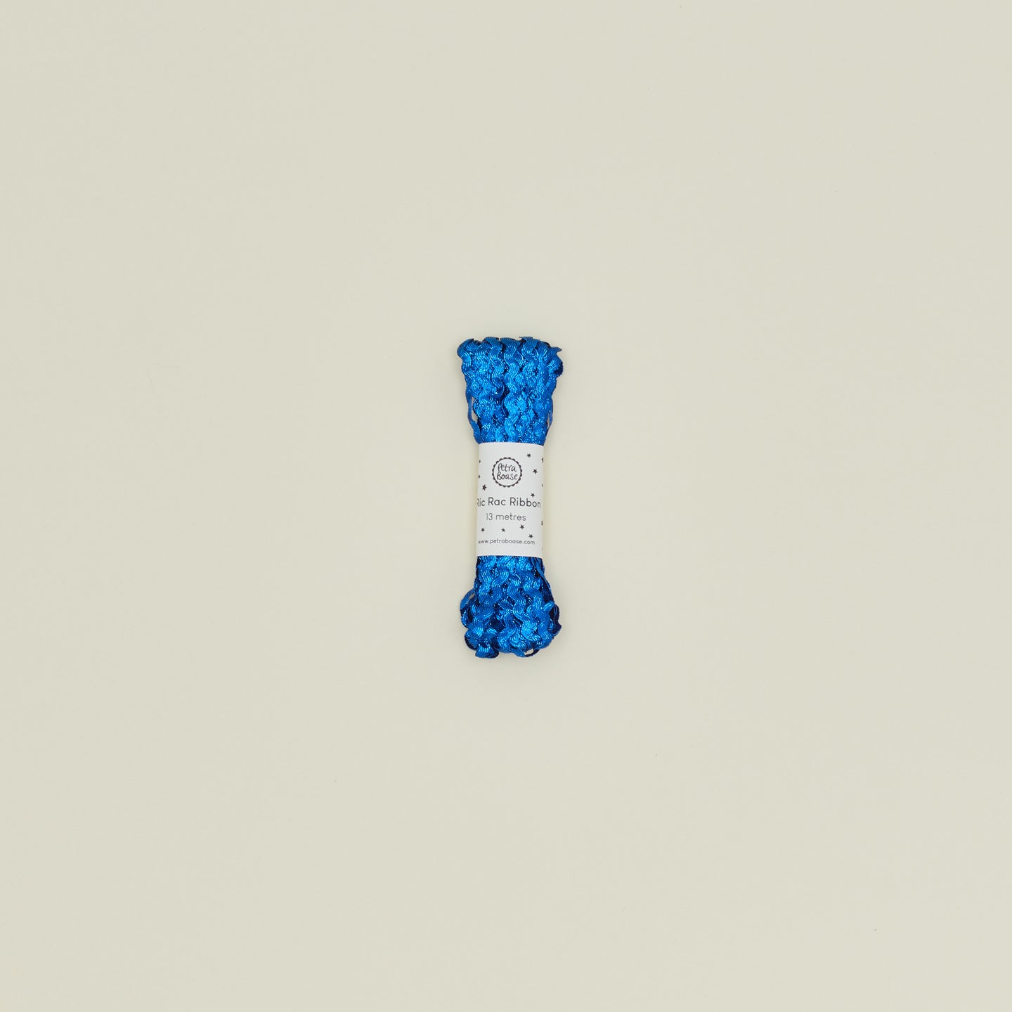 Metallic Ric Rac Ribbon - Blue