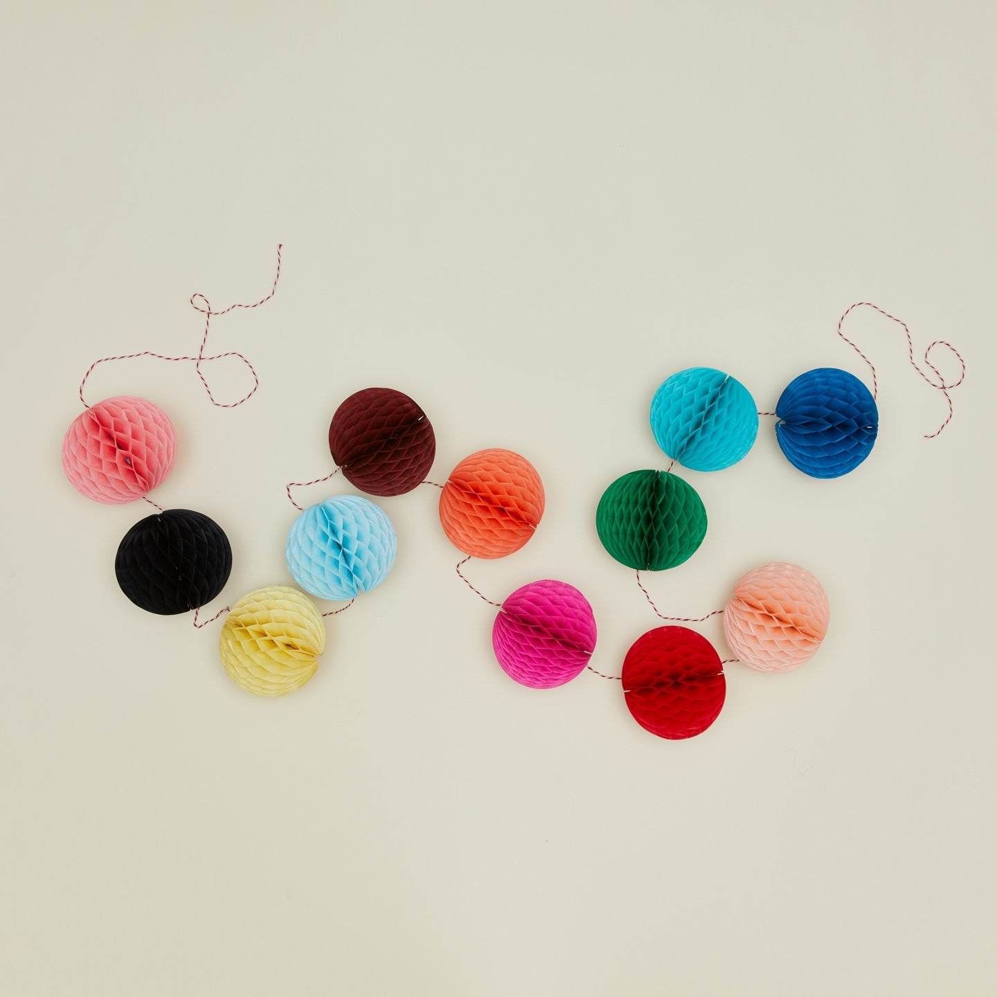 Bunting Ball Garland