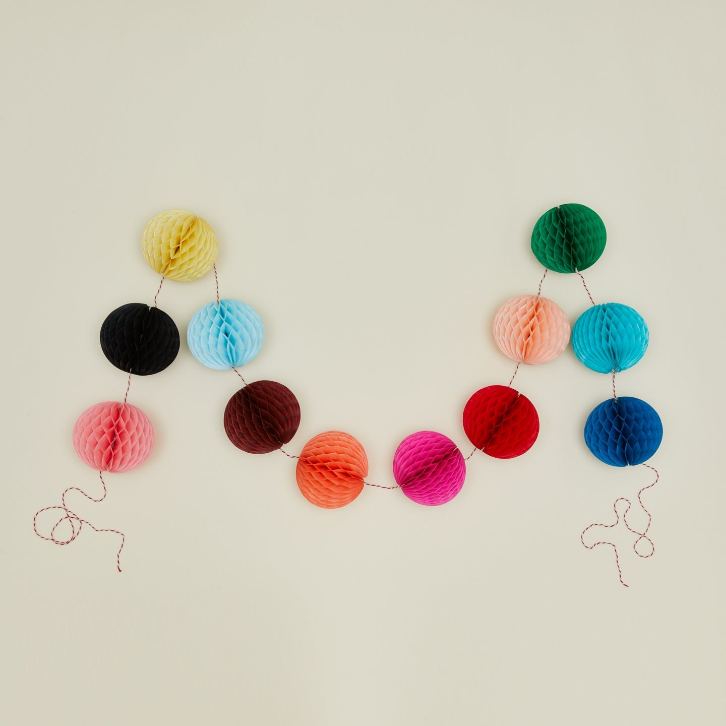 Bunting Ball Garland
