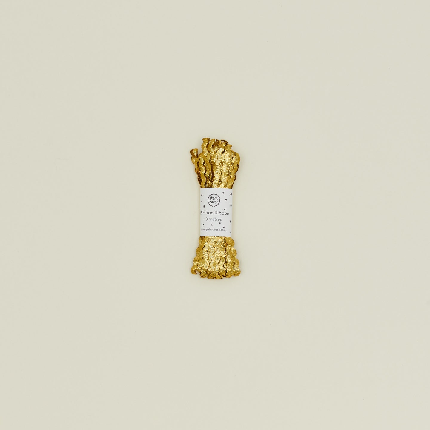 Metallic Ric Rac Ribbon - Gold