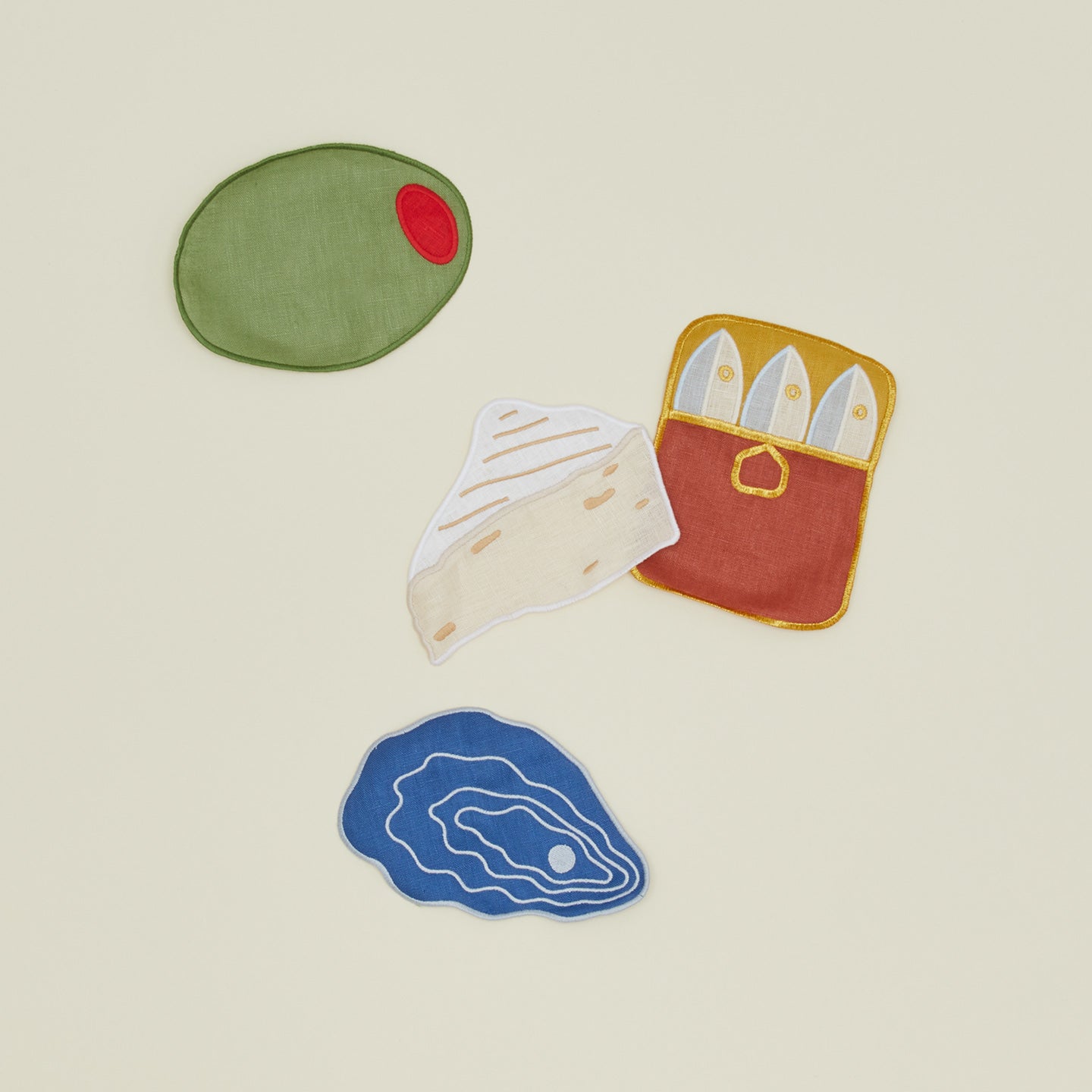 Hors D'Oeuvres Cocktail Napkins, Set of 4