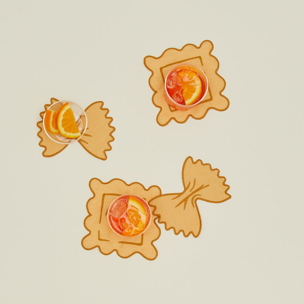 Pasta Cocktail Napkins, Set of 4