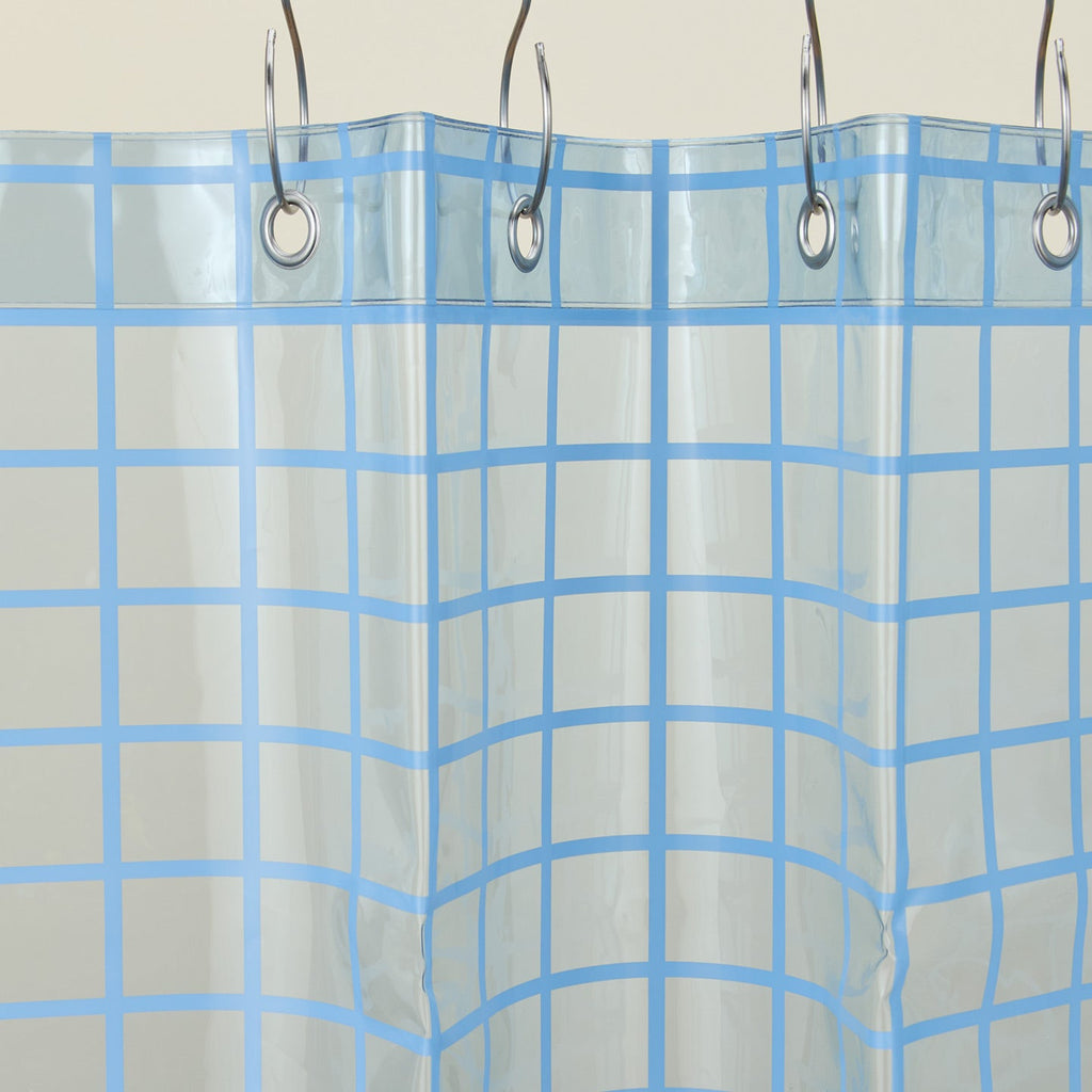 Sun Grid Shower Curtain - Atlantic