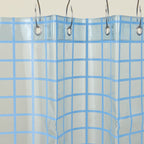 Sun Grid Shower Curtain - Atlantic