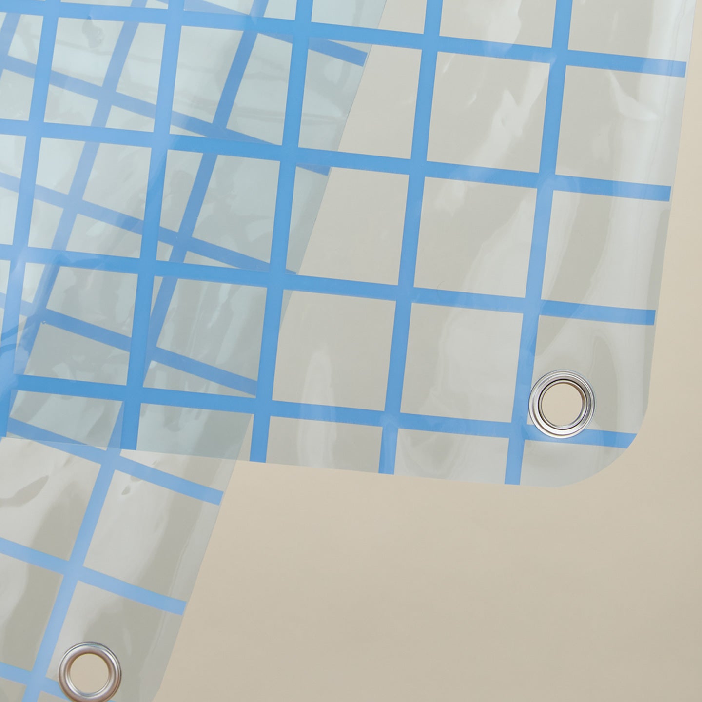 Sun Grid Shower Curtain - Atlantic