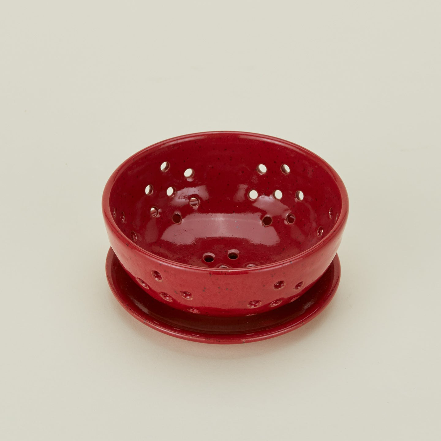 Berry Bowl with Dish - Coral