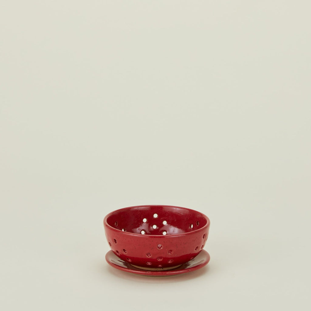 Berry Bowl with Dish - Coral