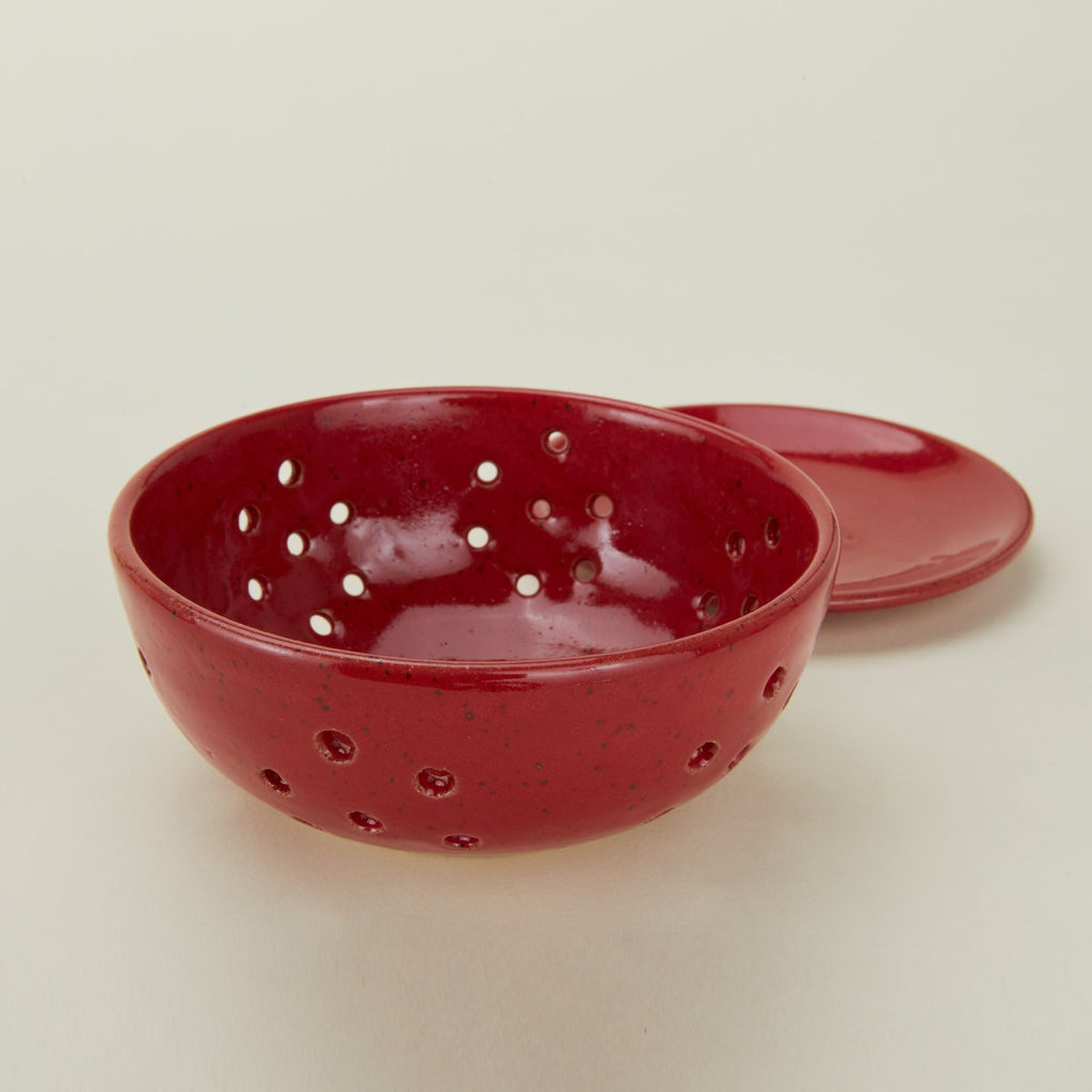 Berry Bowl with Dish - Coral