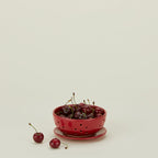 Berry Bowl with Dish - Coral