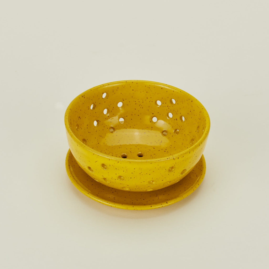 Berry Bowl with Dish - Yellow