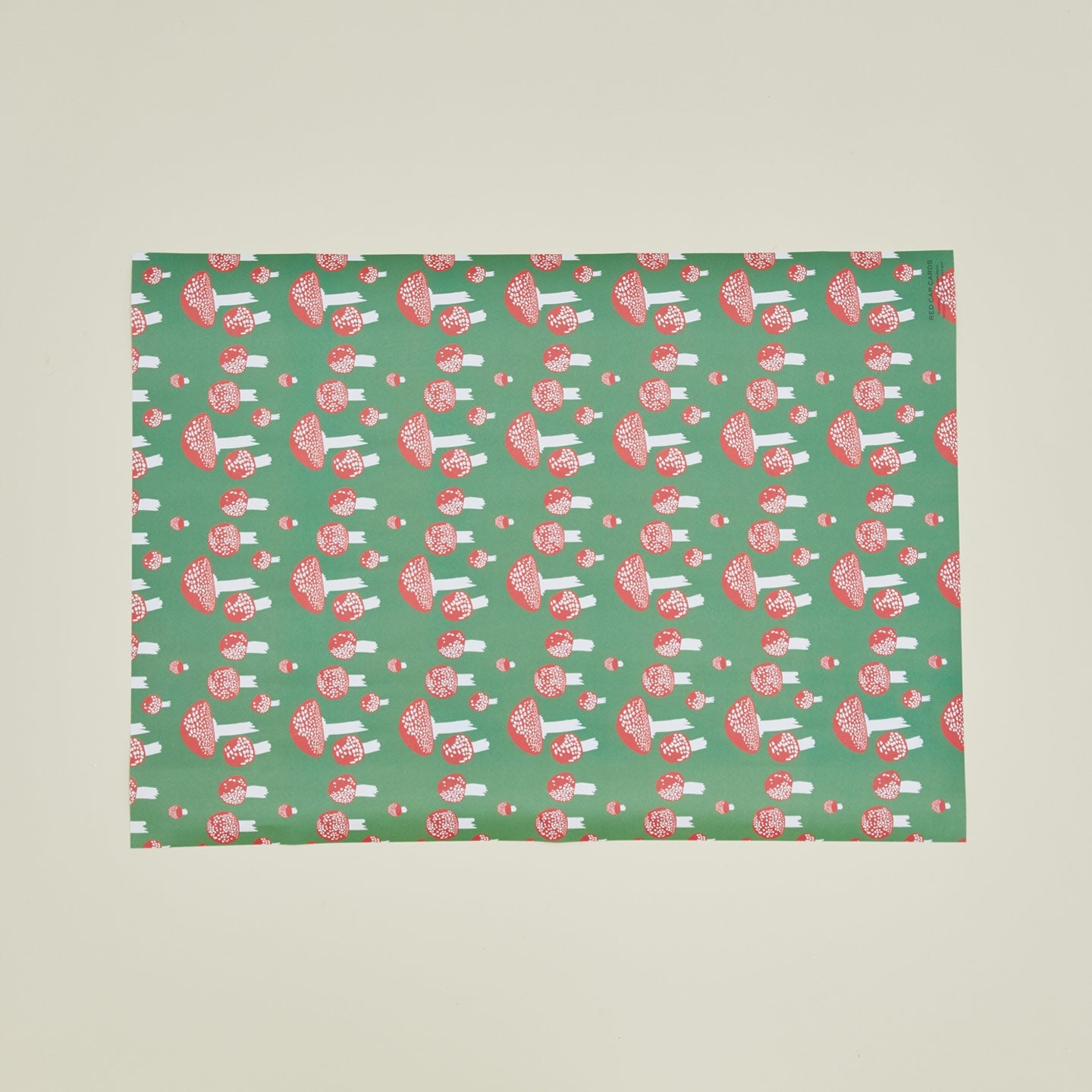 Festive Mushrooms Wrapping Paper