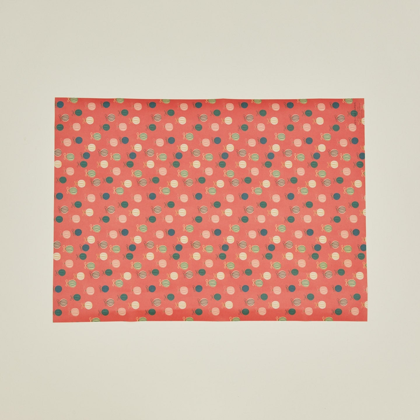 Merry Ornaments Wrapping Paper