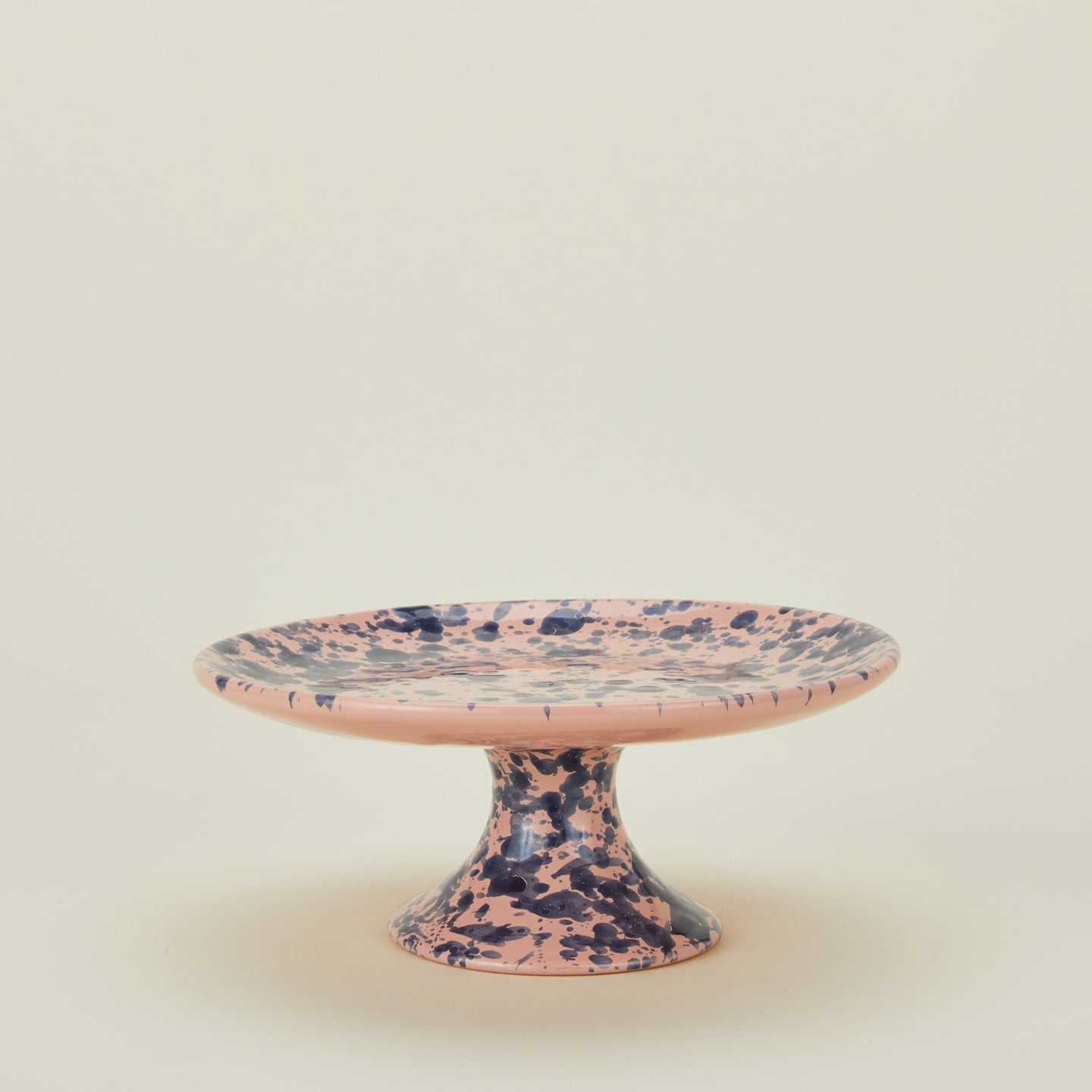 Splatter Cake Stand - Pink/Blue