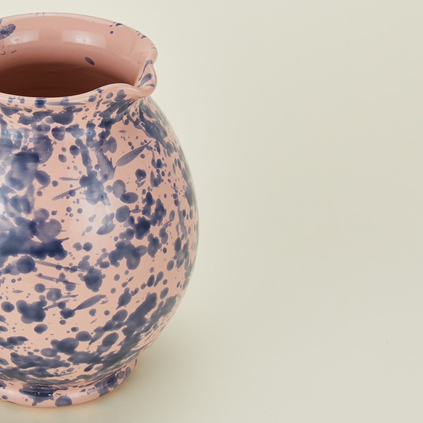 Splatter Cigno Jug - Pink/Blue