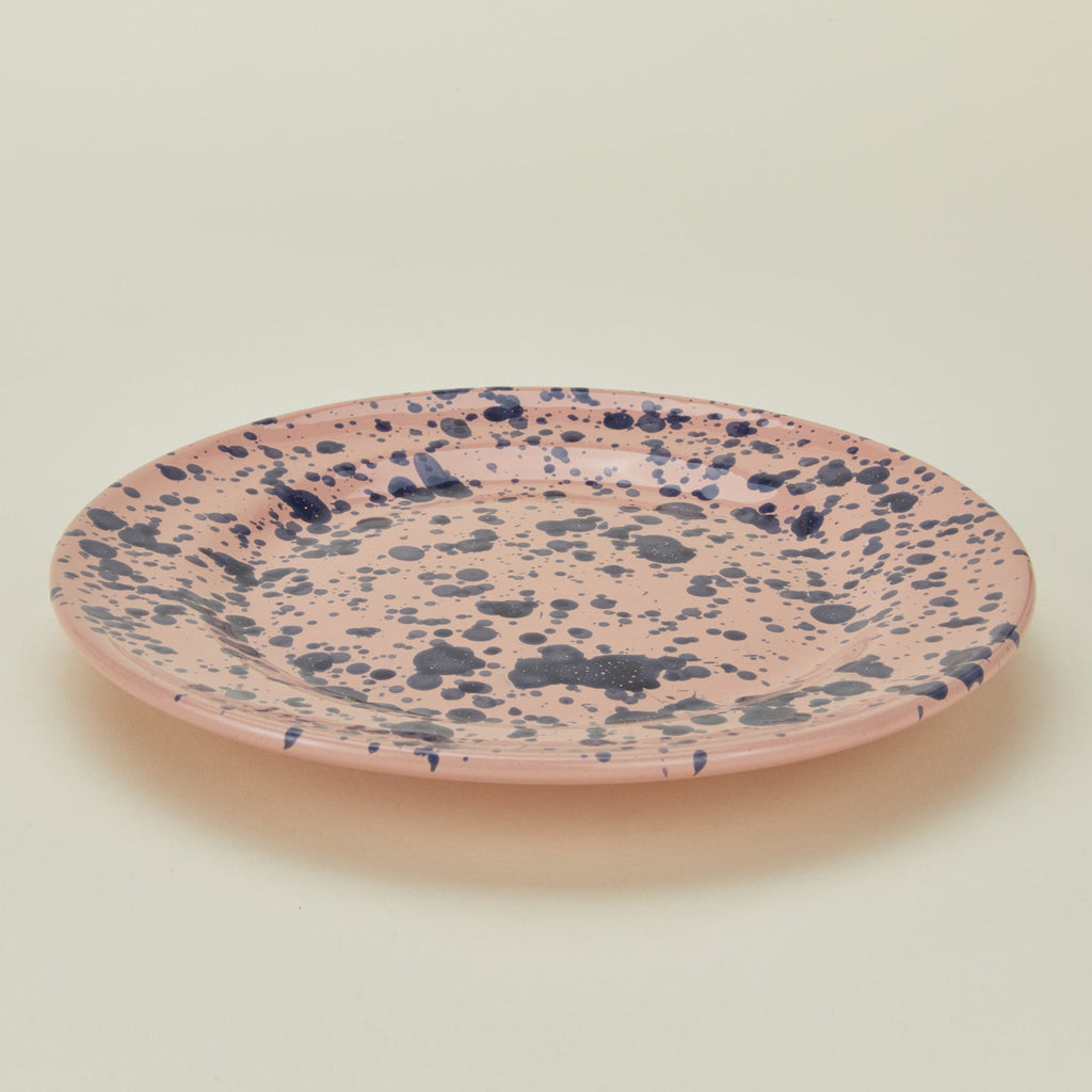 Splatter Dinner Plate - Pink/Blue
