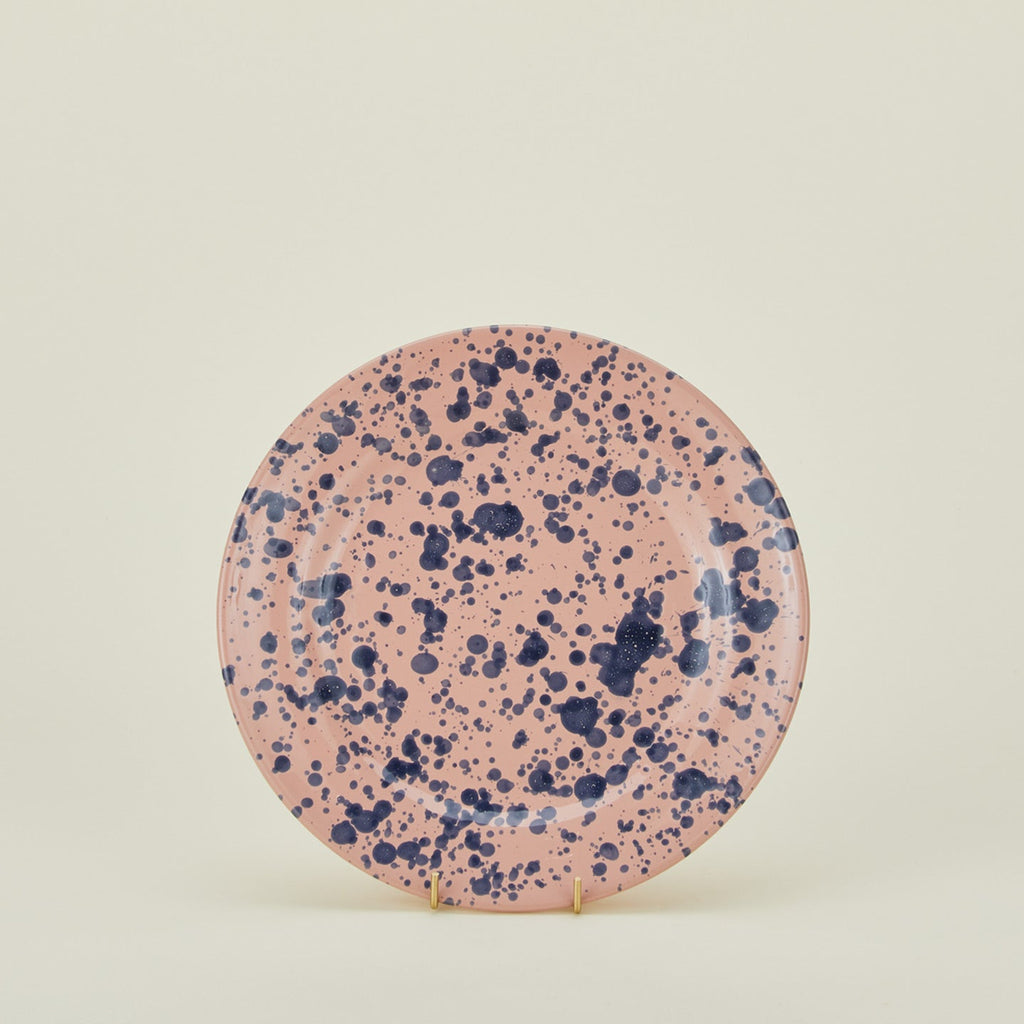 Splatter Dinner Plate - Pink/Blue