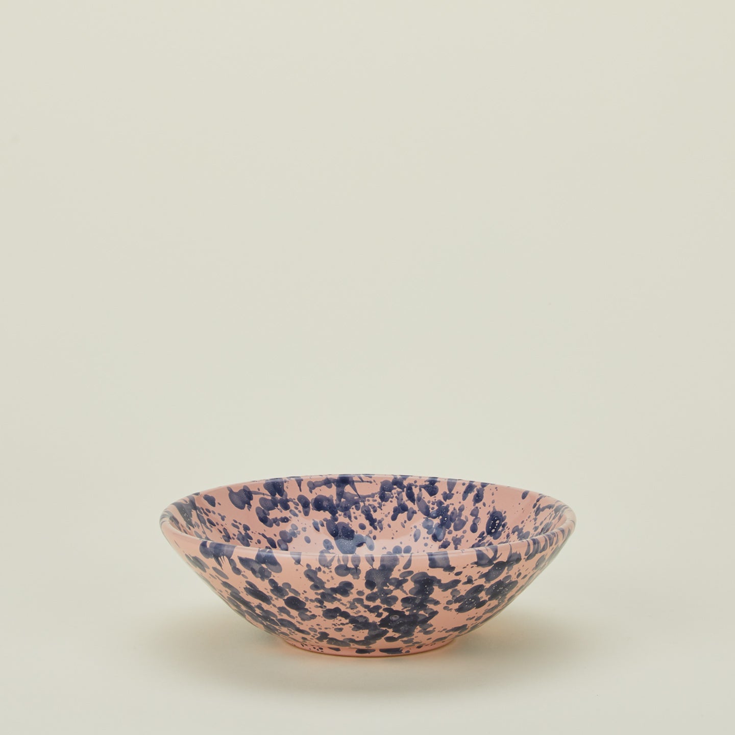 Splatter Low Bowl - Pink/Blue
