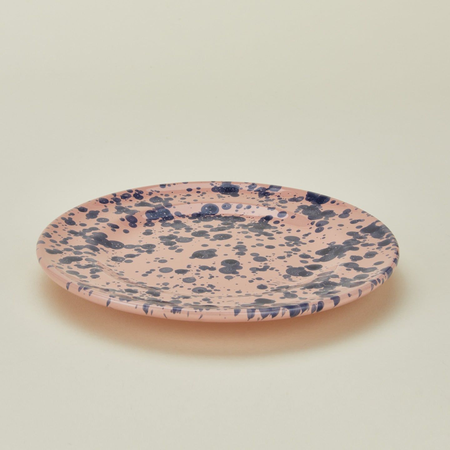 Splatter Salad Plate - Pink/Blue