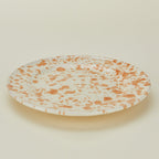 Splatter Dinner Plate - Tan/Ivory
