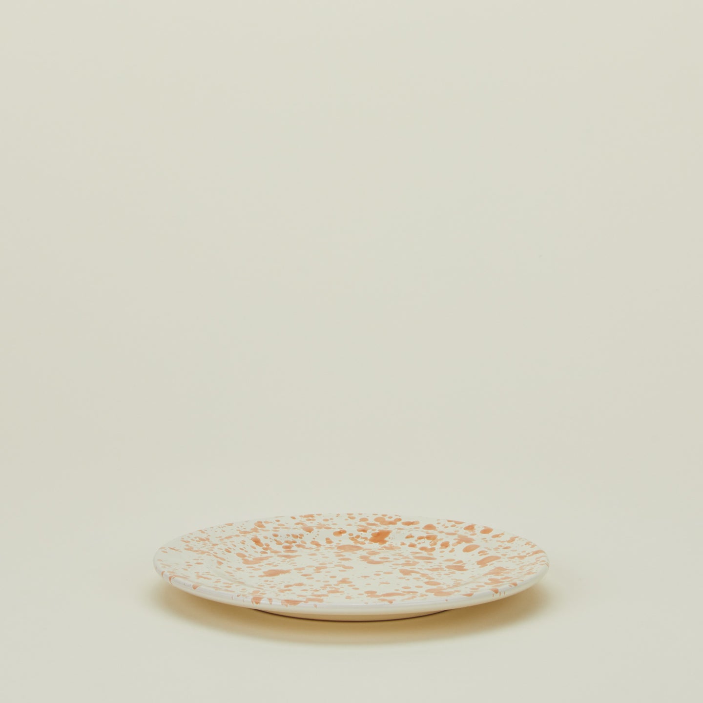 Splatter Salad Plate - Tan/Ivory