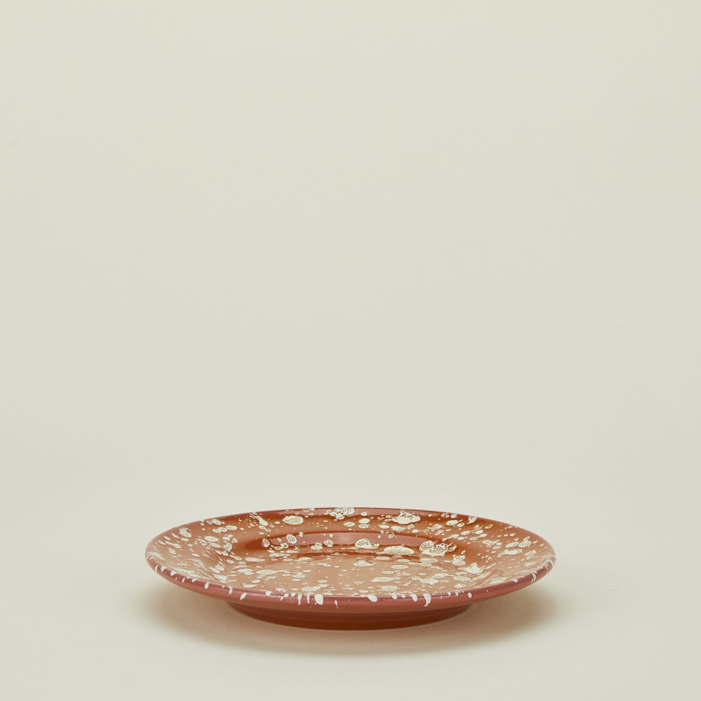 Splatter Dinner Plate - Terracotta/Cream