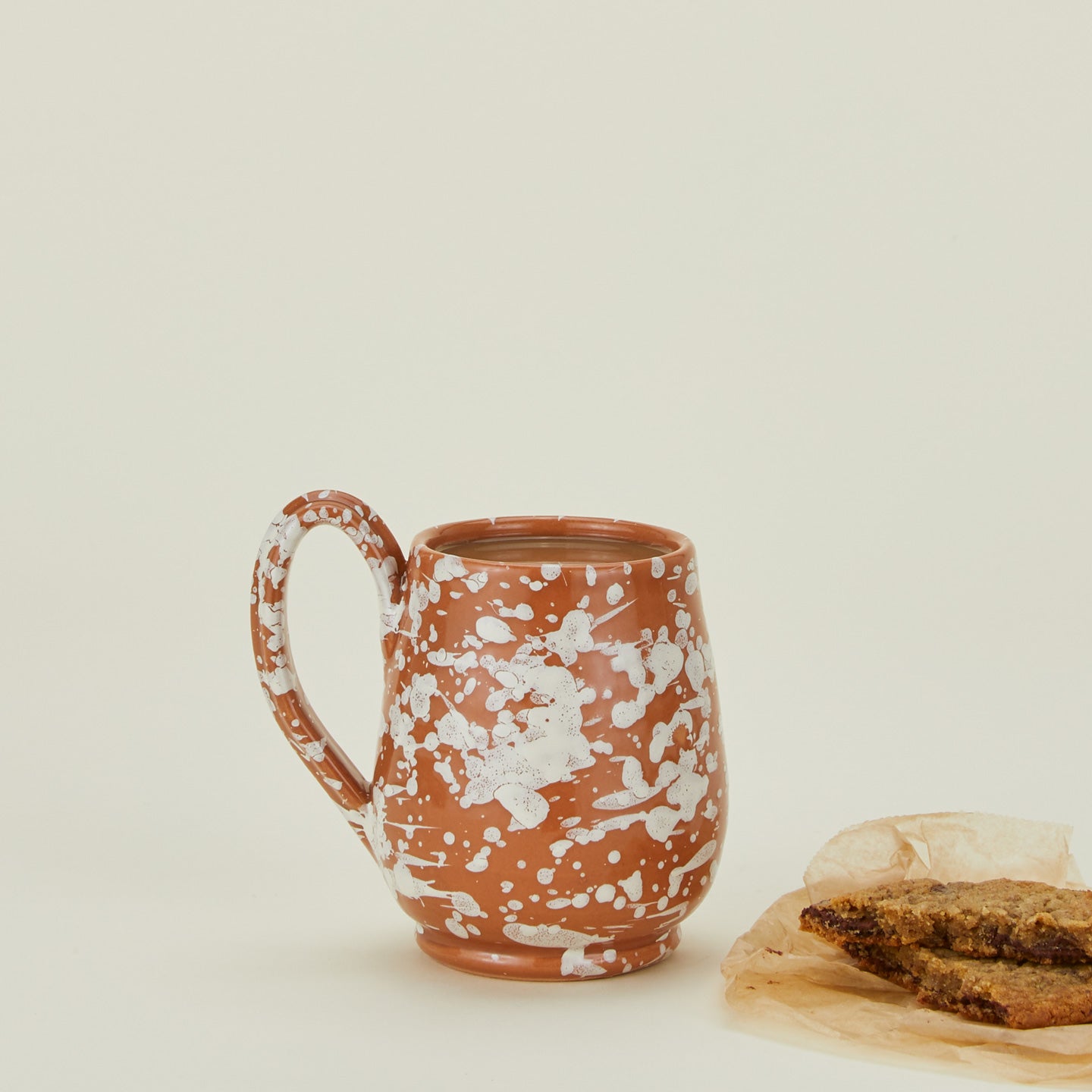 Splatter Mug - Terracotta/Cream