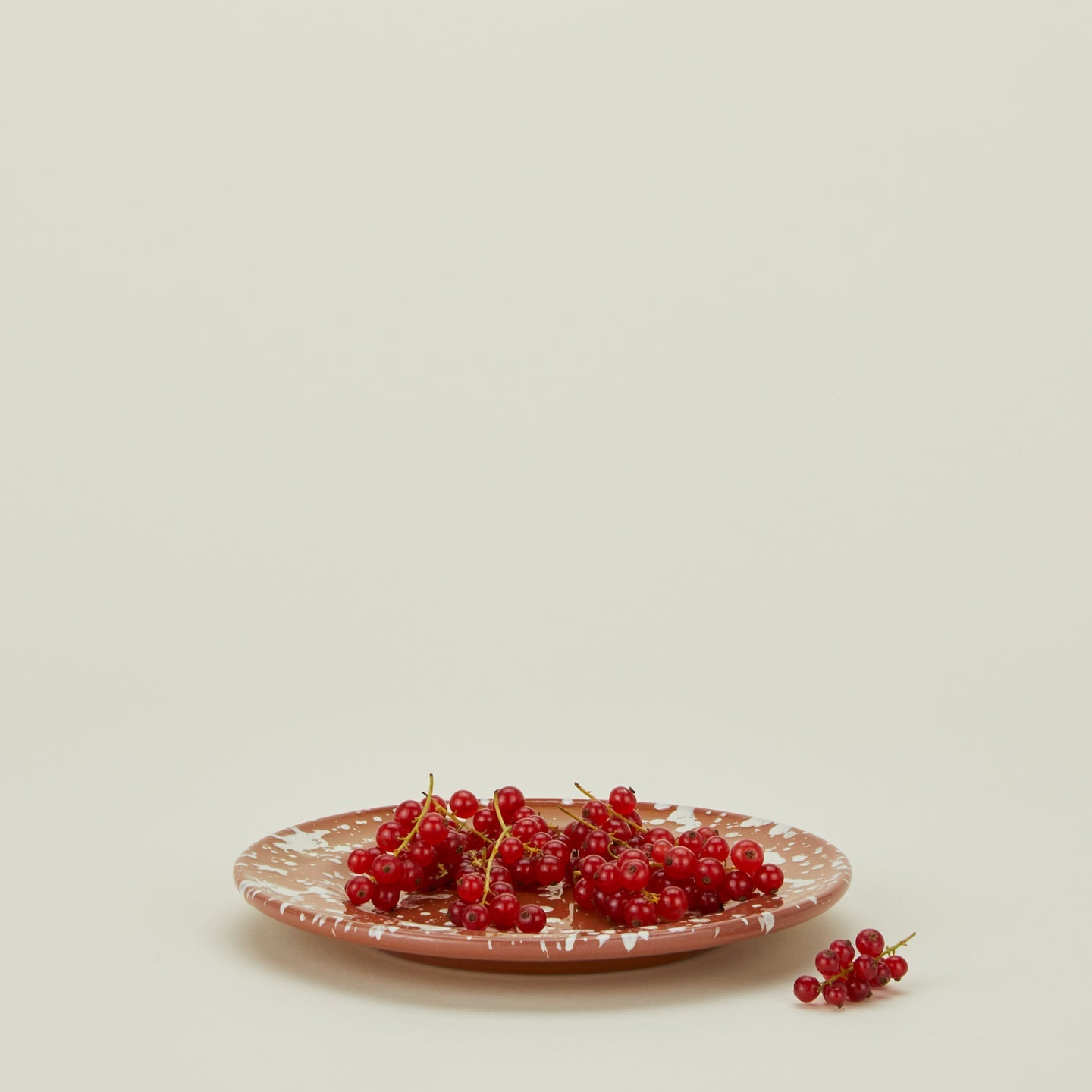 Splatter Salad Plate - Terracotta/Cream