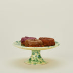 Splatter Cake Stand - Yellow/Green
