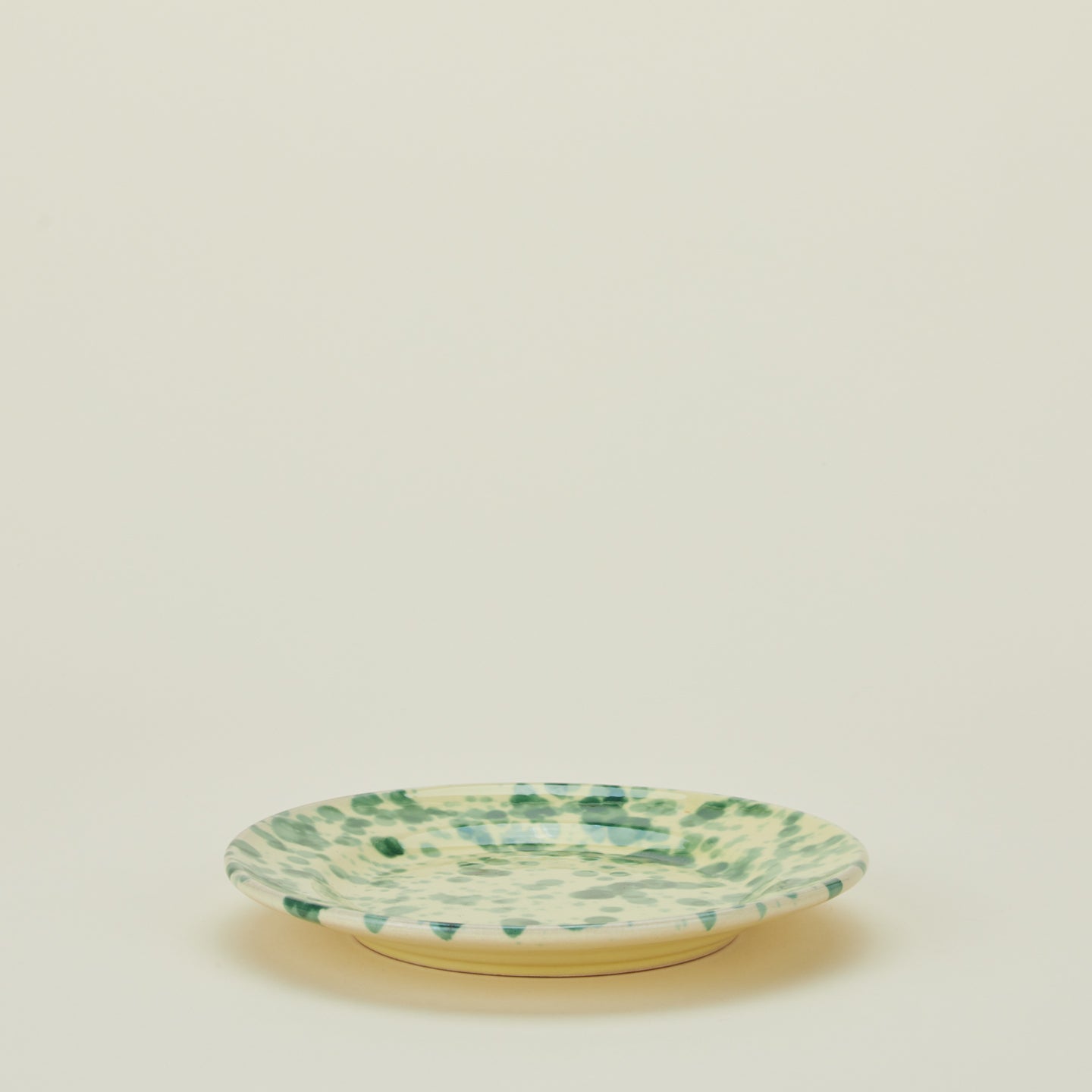 Splatter Dinner Plate - Yellow/Green