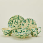 Splatter Dinner Plate - Yellow/Green