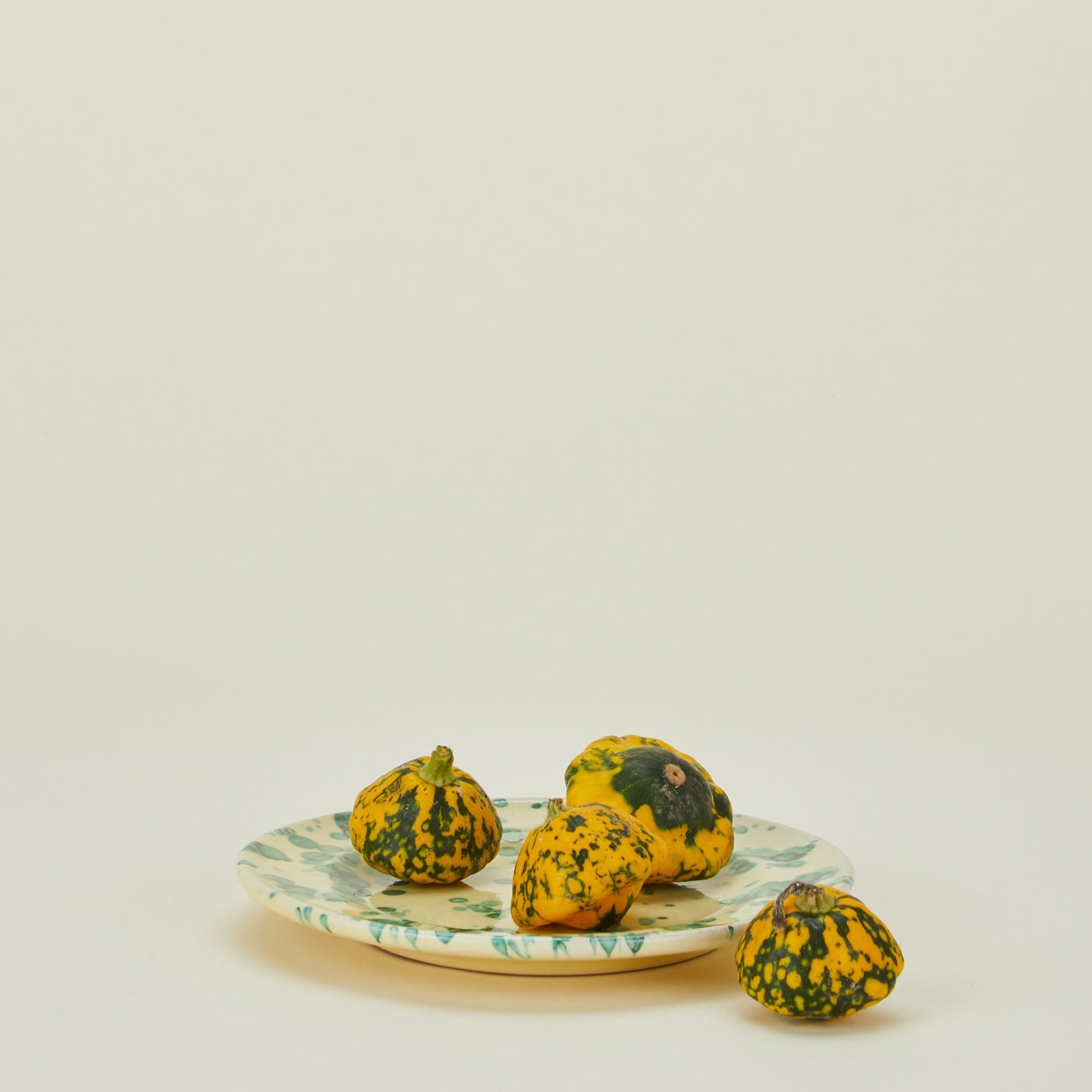 Splatter Salad Plate - Yellow/Green