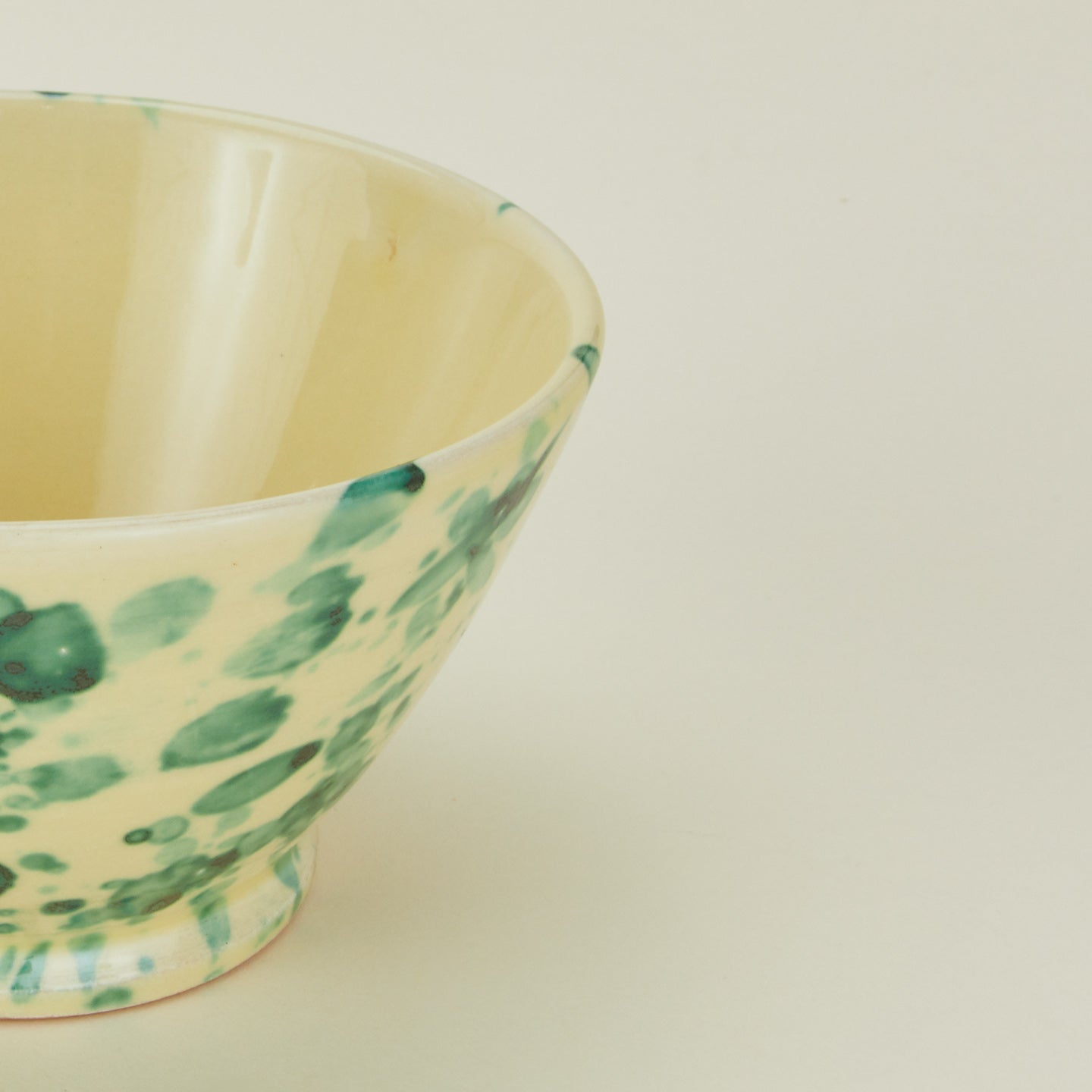 Splatter Small Bowl - Yellow/Green
