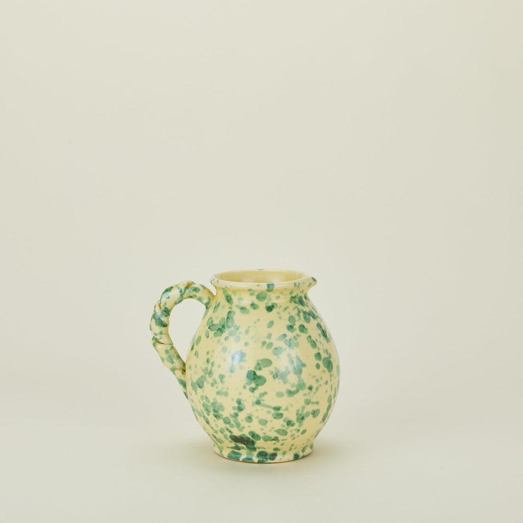 Splatter Cigno Jug - Yellow/Green