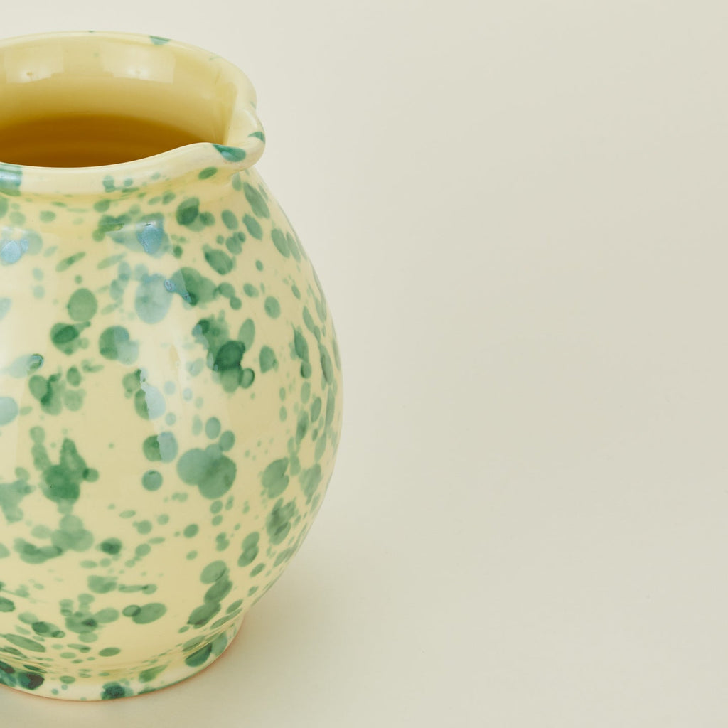 Splatter Cigno Jug - Yellow/Green