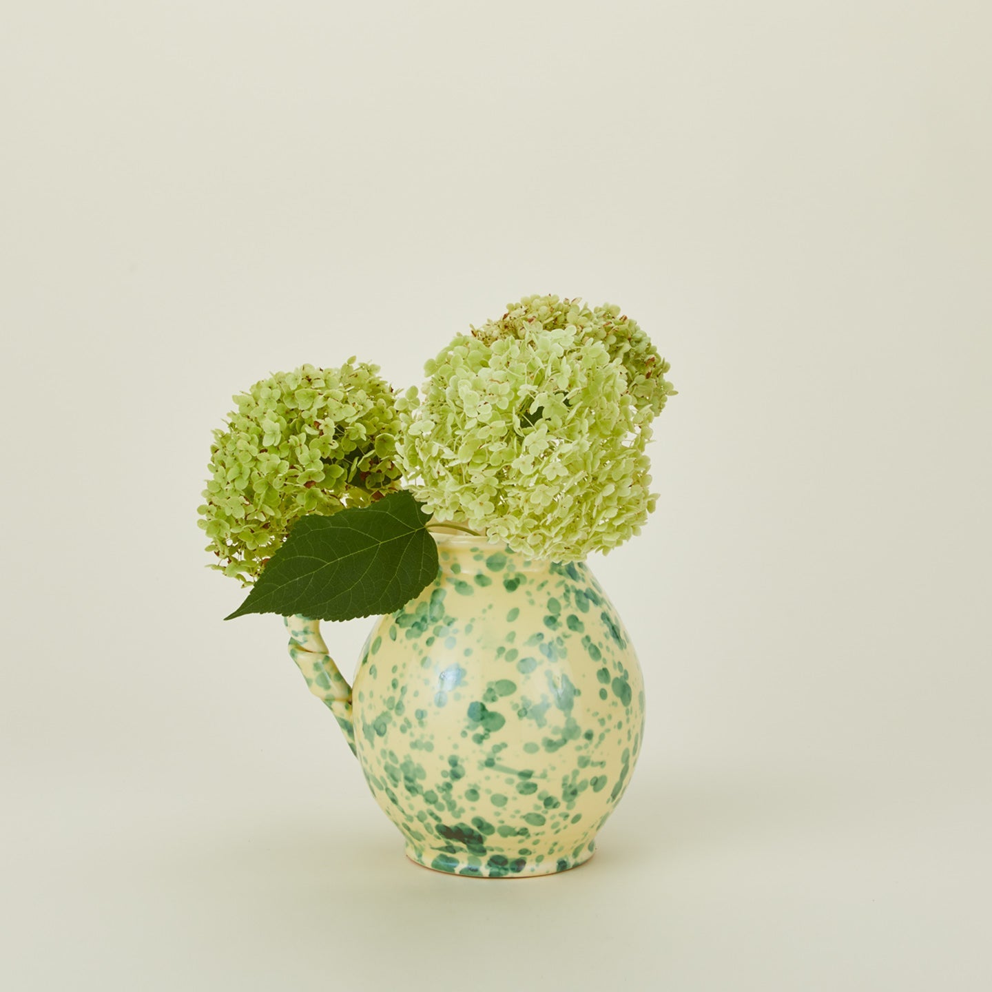 Splatter Cigno Jug - Yellow/Green