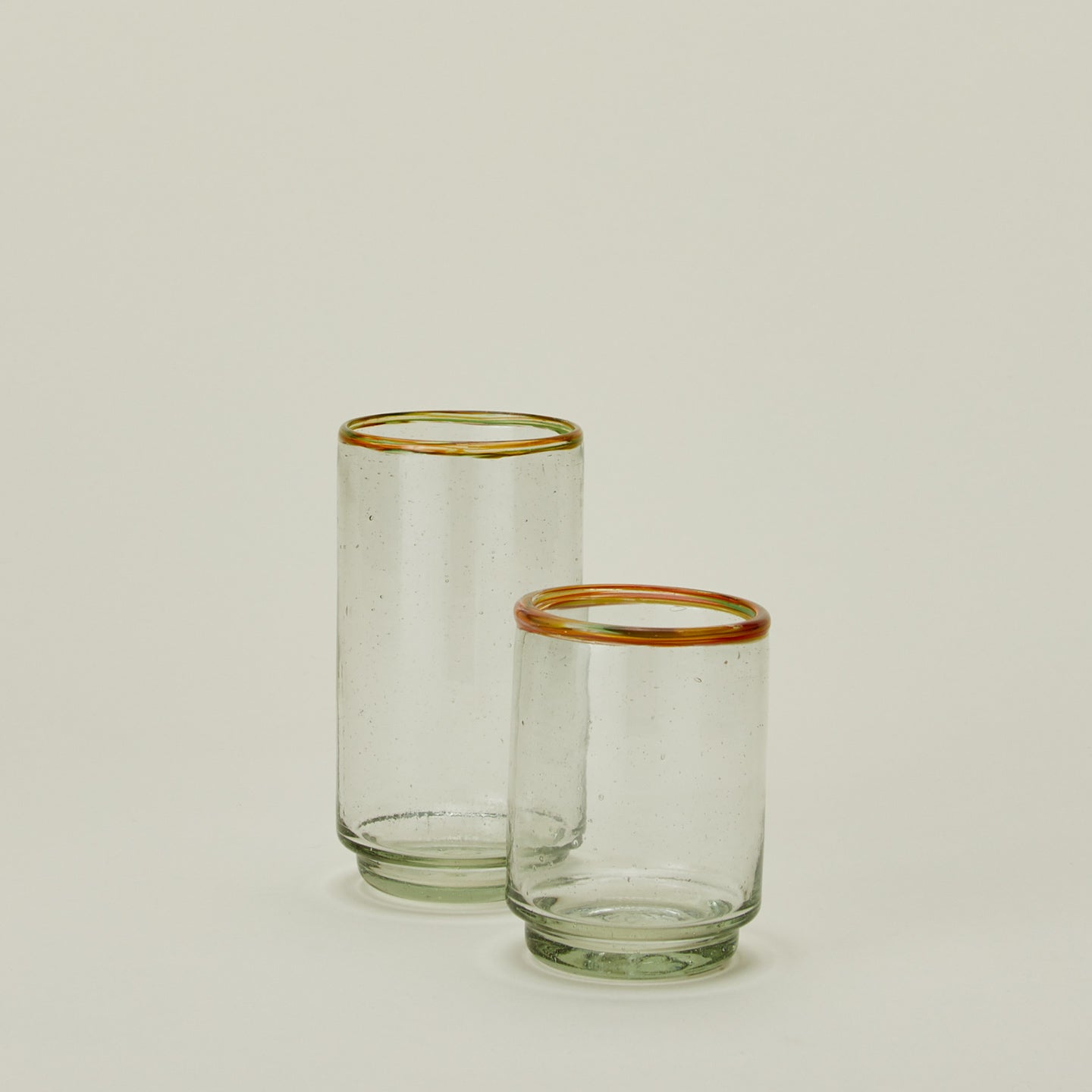 Color Rim Stacking Glass - Multicolor