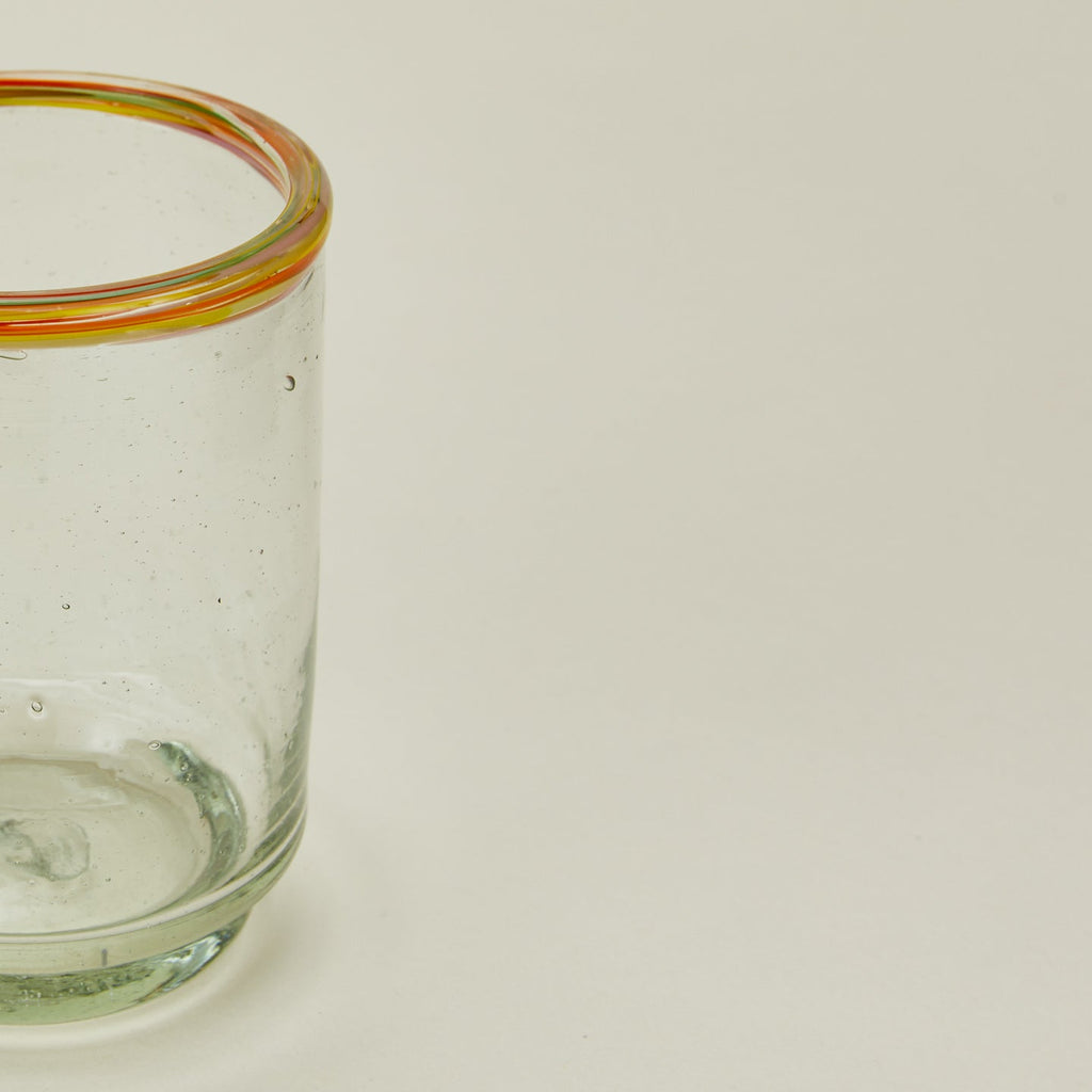 Color Rim Stacking Glass - Multicolor