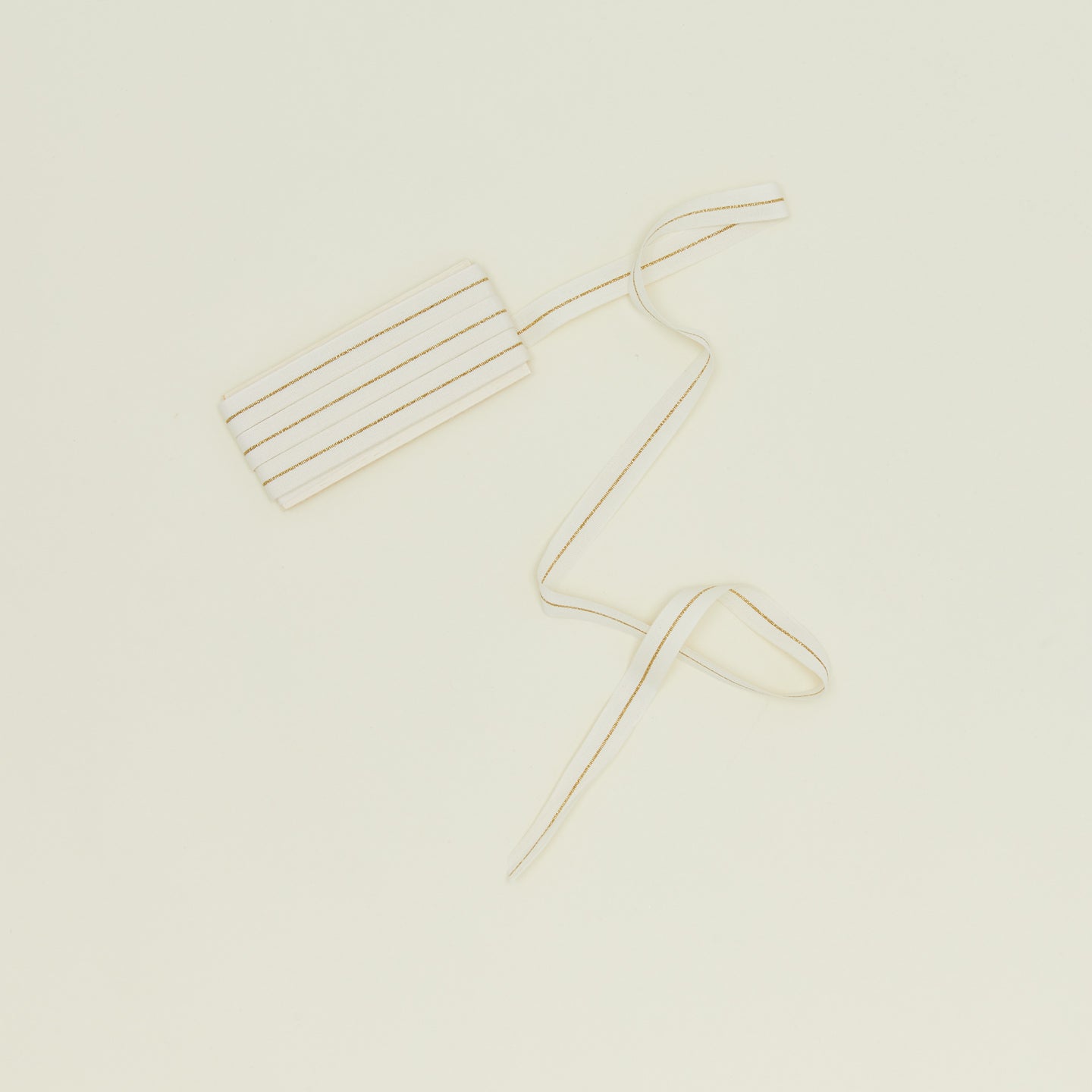 Metallic Cotton Ribbon - Gold