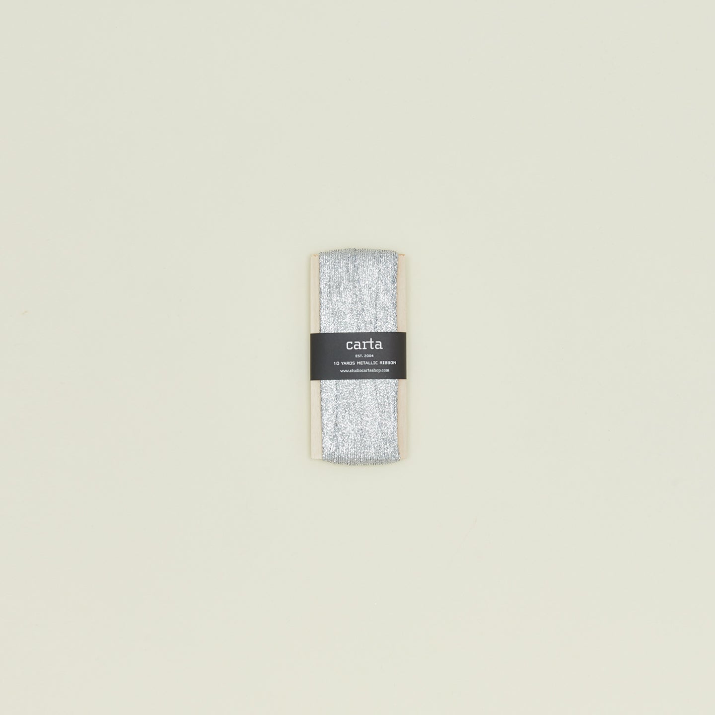 Metallic Braided Ribbon - Silver