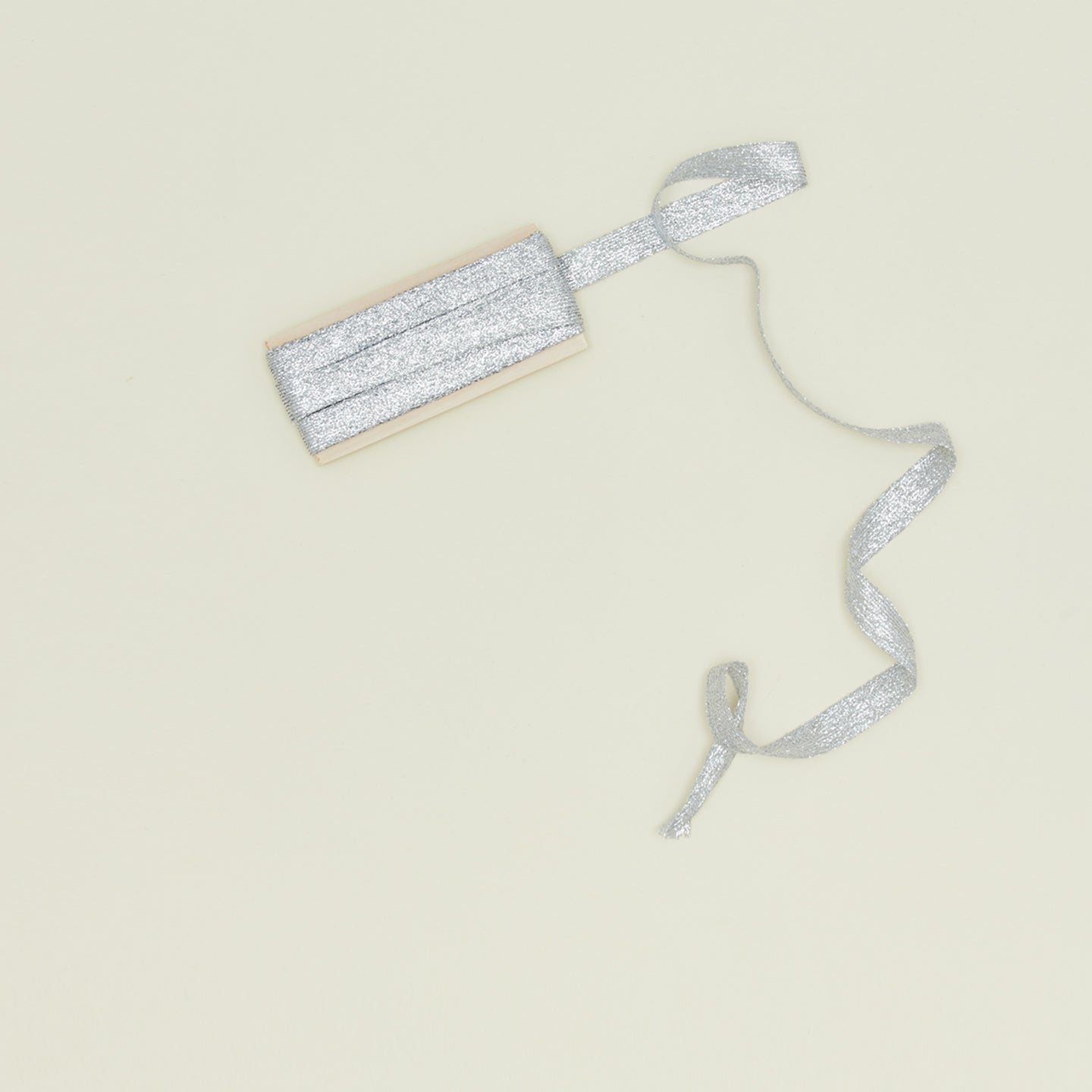 Metallic Braided Ribbon - Silver