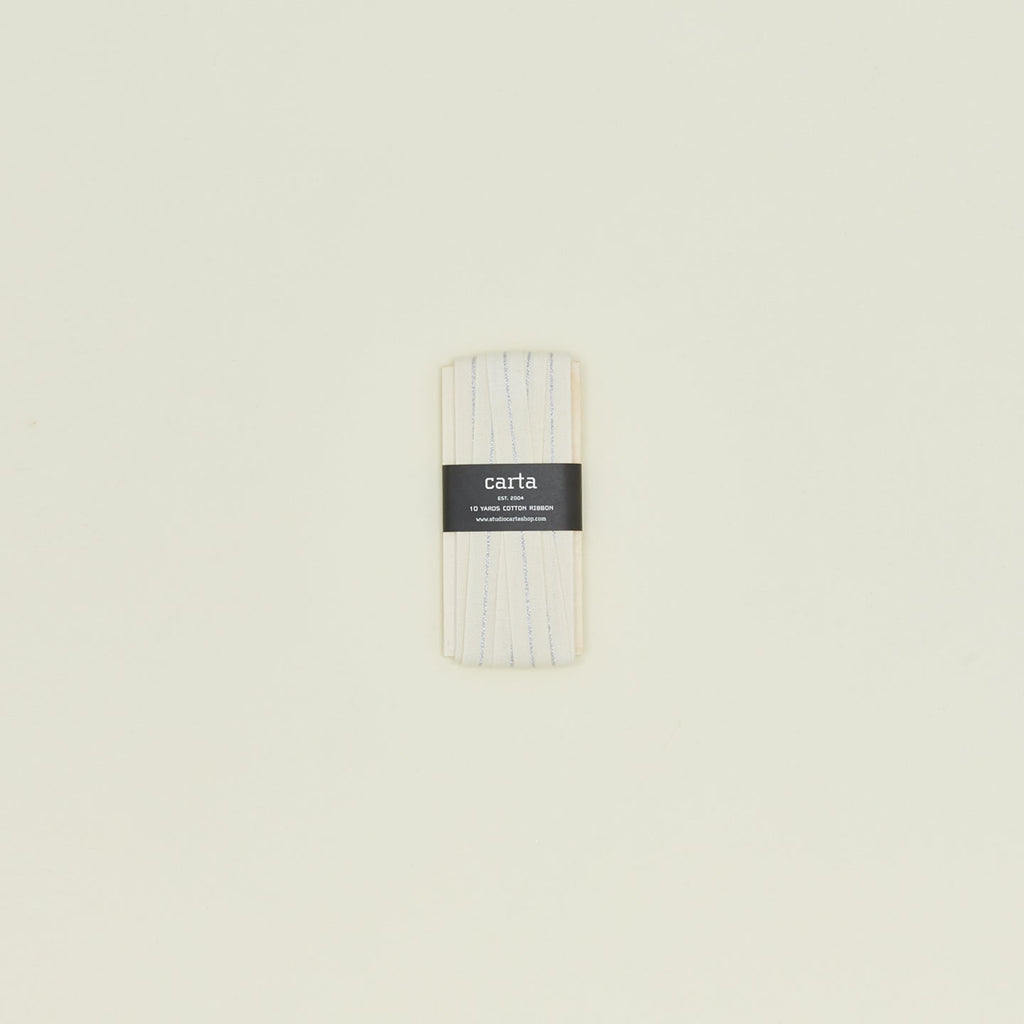 Metallic Cotton Ribbon - Silver