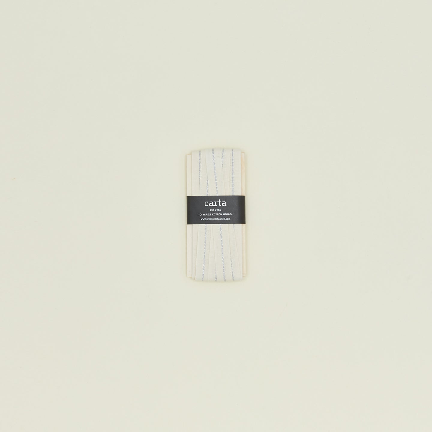 Metallic Cotton Ribbon - Silver