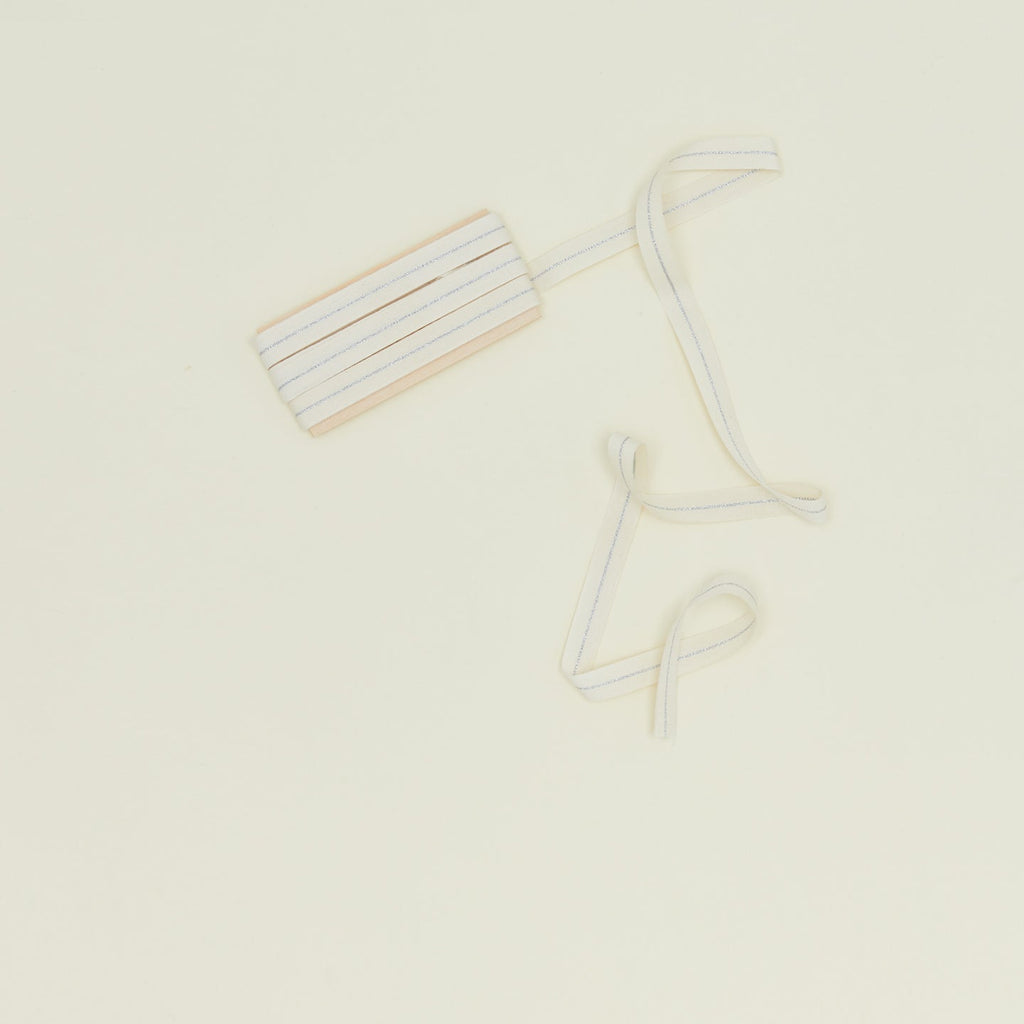 Metallic Cotton Ribbon - Silver