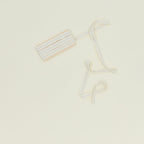 Metallic Cotton Ribbon - Silver