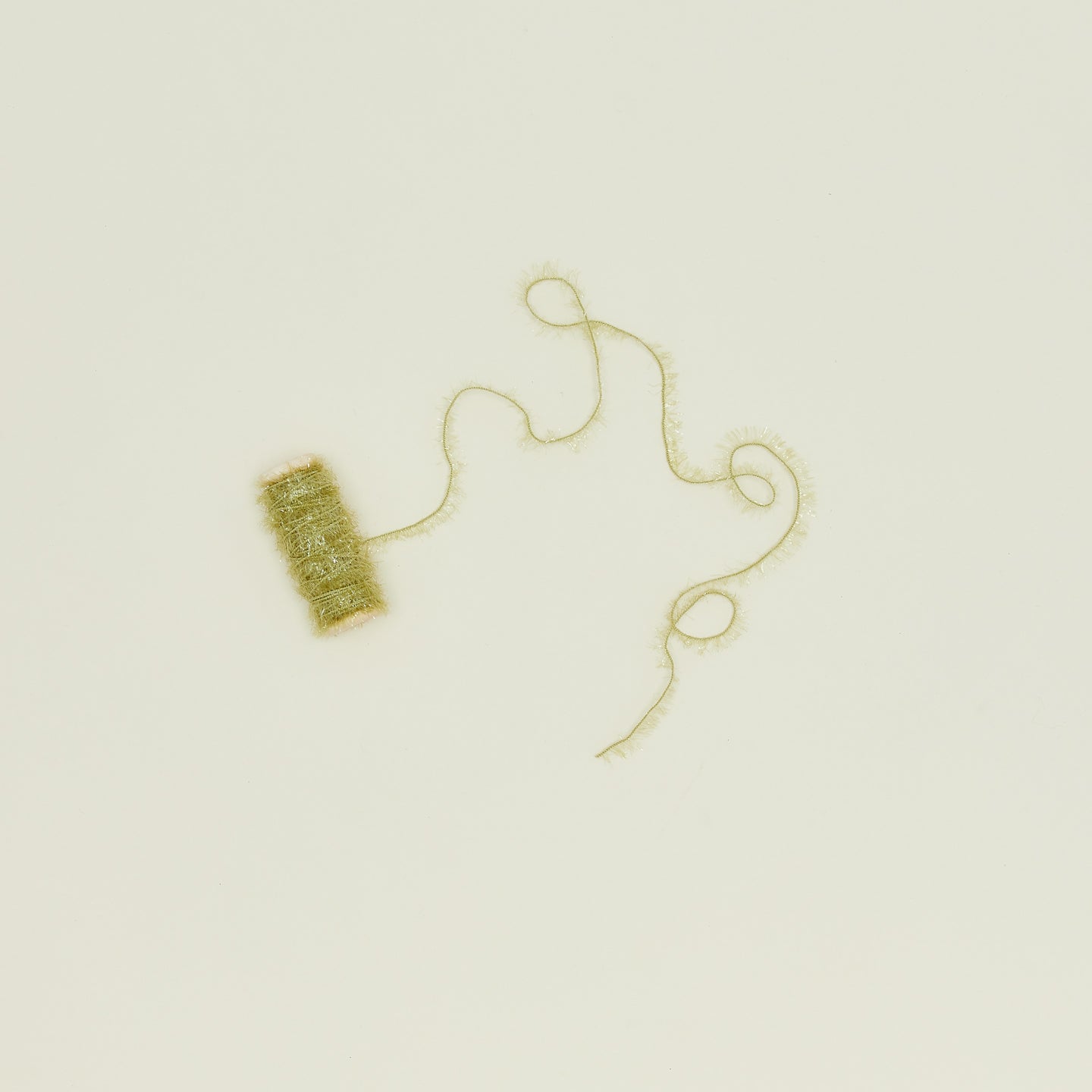 Tinsel Ribbon - Olive