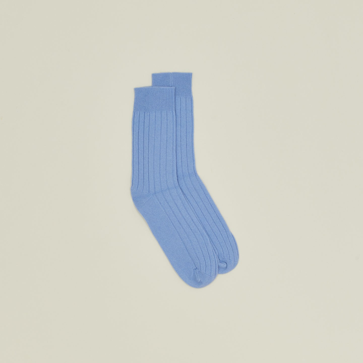 Cashmere + Merino Wool Socks - Cornflower Blue