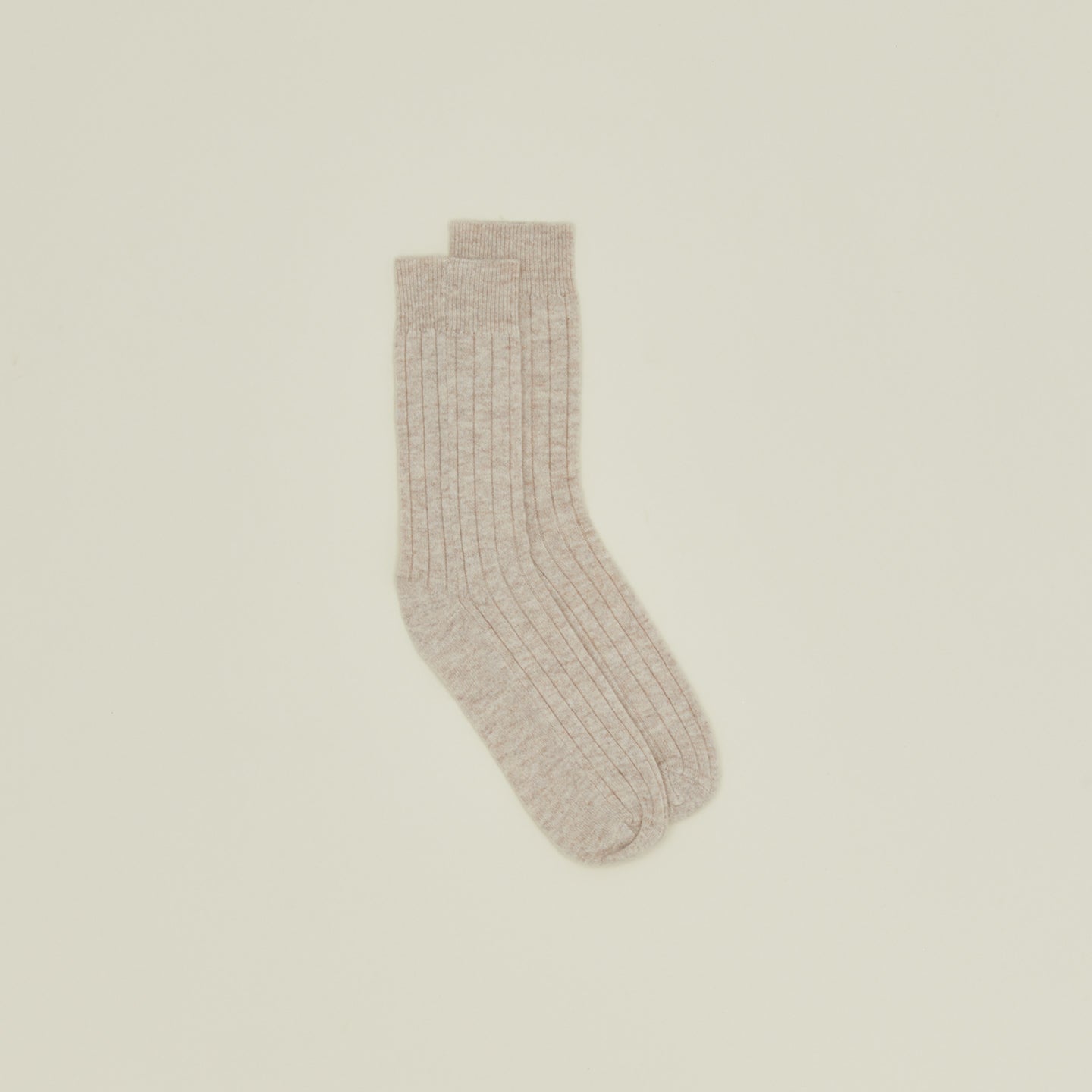 Cashmere + Merino Wool Socks - Stone