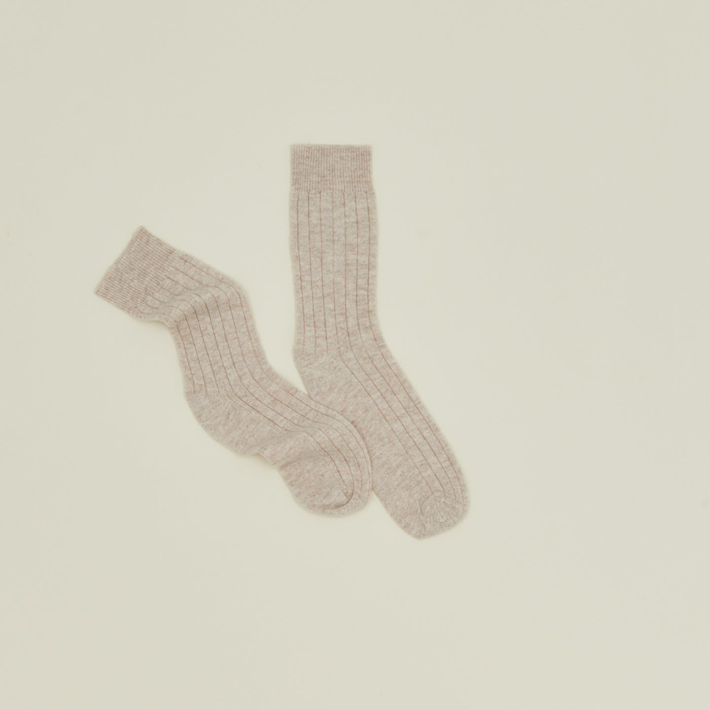 Cashmere + Merino Wool Socks - Stone